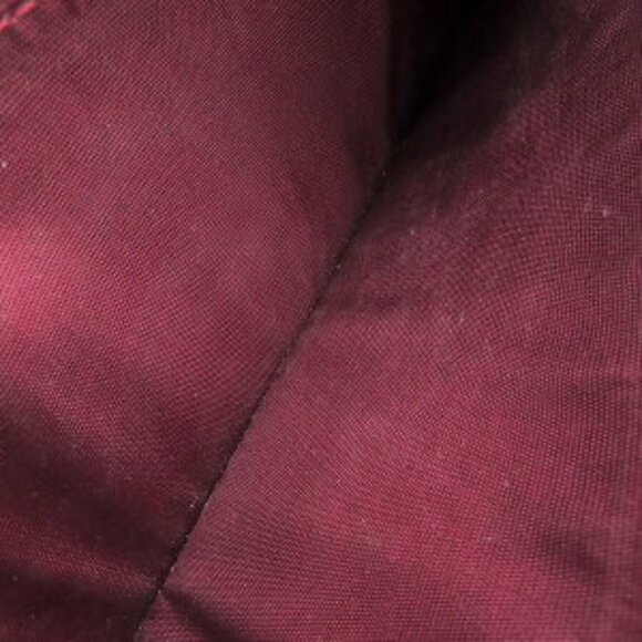 Prada Tessuto Quilted Wallet Nylon Red Bifold Logo Pass - Picture 12 of 14